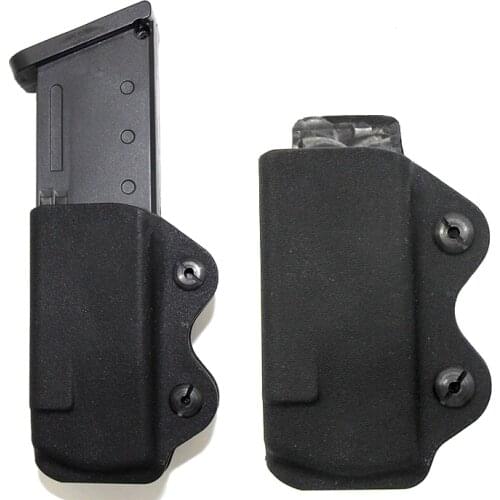 Tactical Kydex IWB Magazine Pouch For Glock 17 19 26 23 27 31 32 Airsoft 9MM Pistol Mag Pouch Gun Clip Concealed Carry Holster