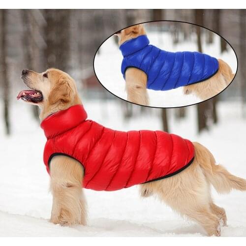 Warm Thicken Dog Jacket Clothes For Medium Large Dogs Pet Clothing Coat Winter Pet Outfit Vest Waterproof Pet Dog Clothes