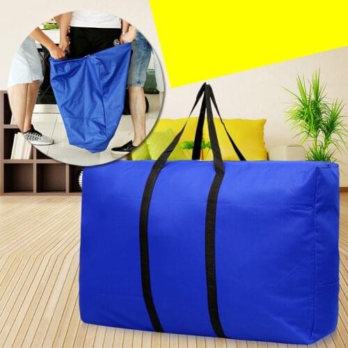 Oxford Cloth Clothes Storage Bag Thickened Large Capacity Waterproof Dust Proof Quilt Organizer Wardrobe Zipper Bag Accessories