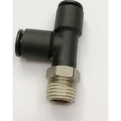 OD 4 6 8 10 12mm Internal 1/8" 1/4" 3/8" 1/2" BSP Thread Paeker Legris Type Male Run Tee Fitting
