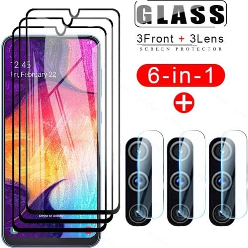 3Pcs Full Cover Tempered Glass for Samsung Galaxy A50 A70 A51 A71 A30 A20 A10 Screen Protector for Samsung A52 A72 A21s 5G Glass