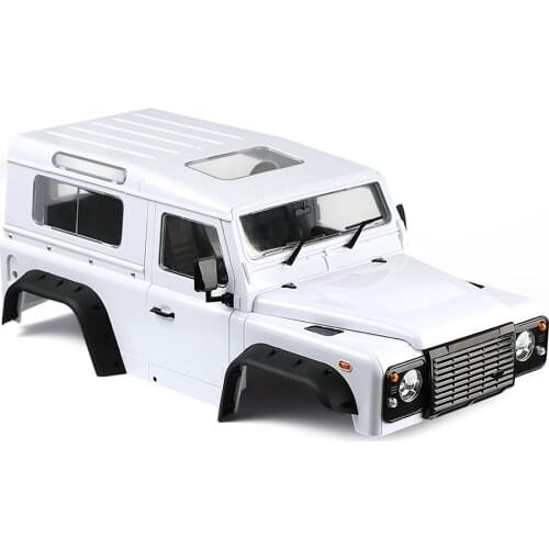 Plastic 275mm Wheelbase Body Shell for 1/10 RC Crawler Defender D90 TF2 MST Body Parts