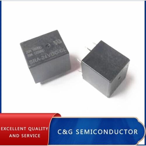 10PCS/LOT Relay SRA-24VDC-CL SRA-24VDC SRA-24V SRA-24 relays 5PINS 24V DC High Quality T74