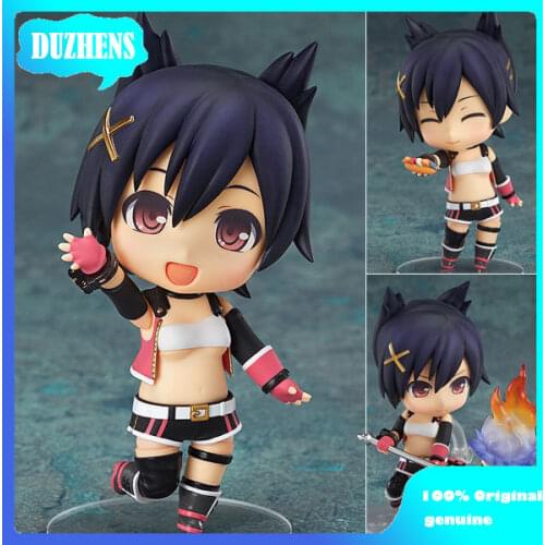 Original Japanes Anime GOD EATER 2 Shannon Nana Q version figma PVC Action Figure Anime Figure Model Toys Figure Doll Gift
