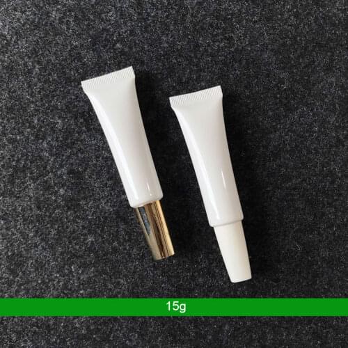 300pcs 15g 15ml Plastic Soft Tube Empty Cosmetic Packaging Eyeshadow Eyeliner Eye Serum Cream Tubes Sample Medicine Containers