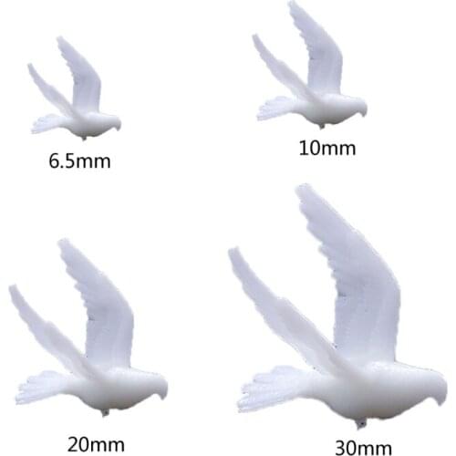 5Pcs Silicone Mini Dove of Peace Modeling Resin Mold Landspace Fillings Resin Jewelry Fillings Resin Casting Art Crafts W0YA