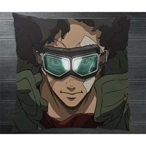 Anime MEGALO BOX Joe Junk Dog Janku Doggu Two Side 40x40cm Pillowcase Pillow Case Cover Cosplay Manga Gift BED/SOFA/CAR Decor P6
