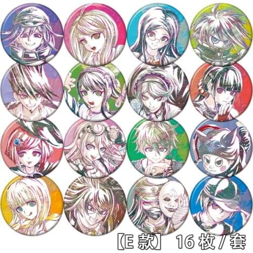 58mm Danganronpa Akamatsu Toko Fukawa monokuma Mioda anime accessories buttons spot badge Brooch