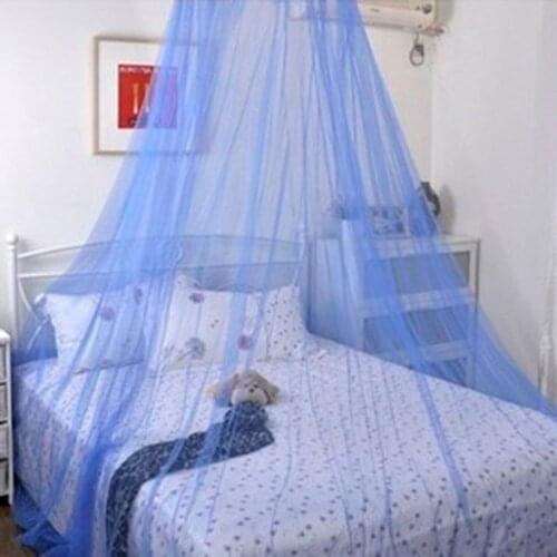 Elegant Round Lace Bed Canopy Netting Curtain Dome Mosquito Net New House Bedding Girls Decor