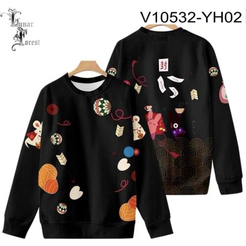 Toilet-Bound Hanako-kun 3D Printing T-shirt Fashion Round Neck Long Sleeve Popular Japanese Anime Streetwear Plus Size