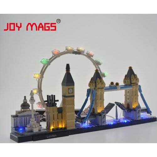 JOY MAGS Led Light Kit For 21034 Architecture London Skyline , NO Buidling Blocks Model