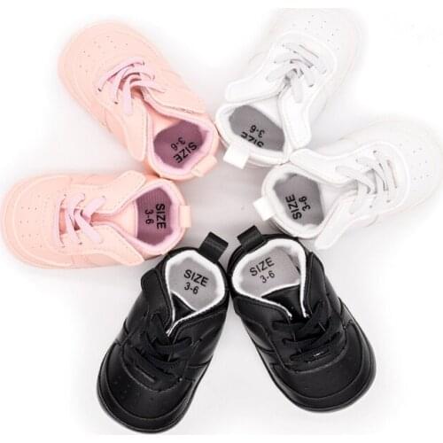 New PU Leather Baby Boys Girls First Walker Shoes Sneakers Bow Fringe Soft Soled Non-slip Footwear Crib Shoes
