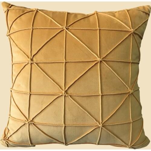 Light Luxury Cushion Cover Home Decor Solid Color Pillow Cover Decorative Pillows For Sofa Bedroom Decoration Pillow Home Case