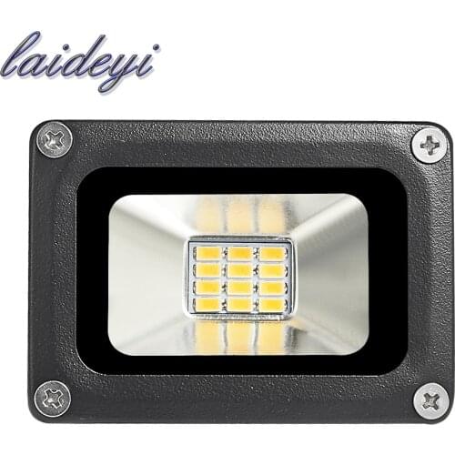 LAIDEYI Hot selling Waterproof 10W 12V Led Flood Light SMD 5730 Led Flood Lamp Reflector Led Floodlight Outdoor Street Lighting