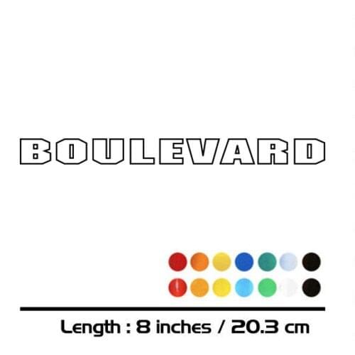 Motorcycle sticker bike Fuel tank Wheels helmet fairing Luggage MOTO car accessories reflective sign decal For SUZUKI BOULEVARD