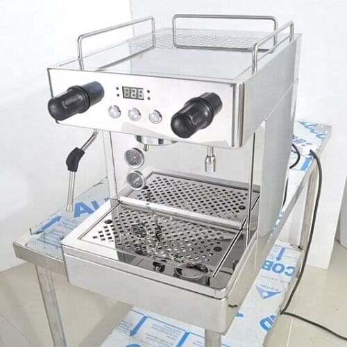 Macas manufacturer stainless steel Semi-automatic Coffee Machine K101T vending coffee Commercial for Espresso latter coffee moka