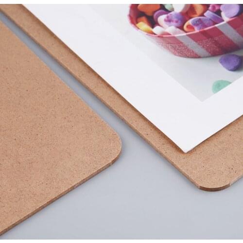 Portable A4/A5 Wooden Writing Clip Board File Hardboard with Metal Vertical Clips for Office School Stationery Supplies 77HA