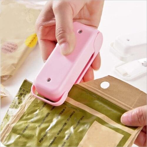 Handheld Mini Heat Sealer Capper Household Sealing Machine Food Fruit Snack Saver for Plastic Poly Package Bags Kitchen Tools