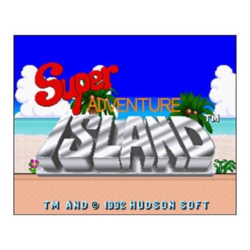 Super Adventure Island NTSC Version 16 Bit 46 Pin Big Gray Game Card For USA Game Players