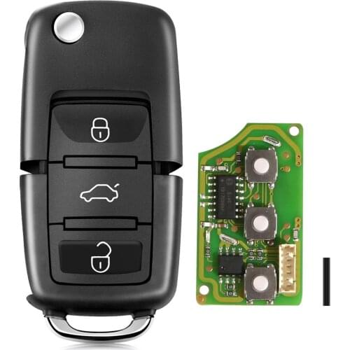 Xhorse XKB501EN Wire Remote Key B5 Flip 3 Buttons English Version 5pcs/lot