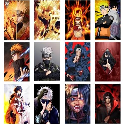 Japanese Anime Canvas Painting Naruto Posters and Prints Print Mural Pictures Childrens Room Home Wall Decoration Kids Gifts