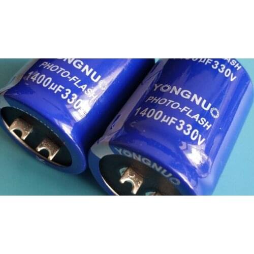 YONGNUO photo flash capacitor 330v1400uf 330v 1400uf 35*45mm