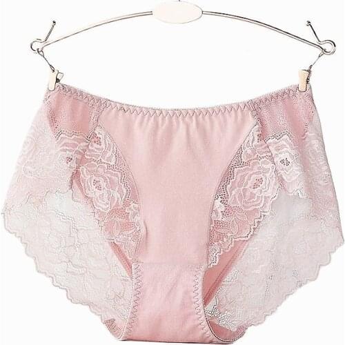 RUIN 4pcs/lot womens cotton panties womens panties intimates seamless briefs lace panties ladies underwear