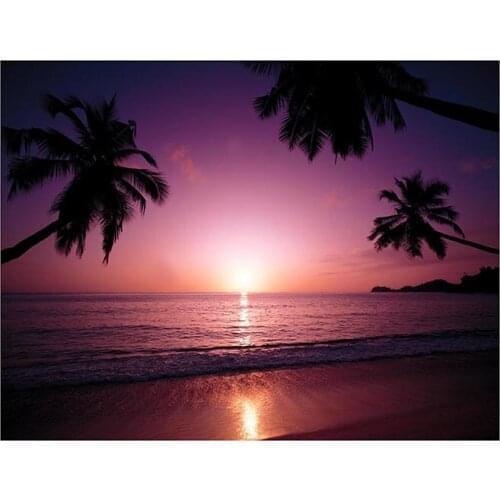 1PC 7*5ft/5*3ft Photographic Backdrops Photo Cloth Photography Background Cloth Sunset Landscape for Camera Studio