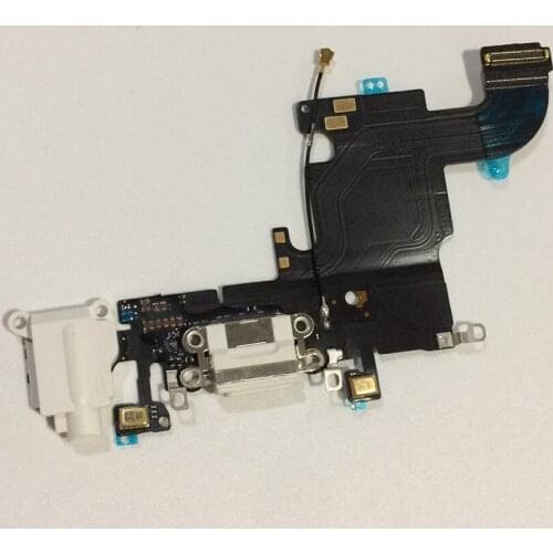 10Pcs/lot Original USB Charging Port Charger Connector Headphone Audio Dock Flex Cable For iPhone 6S 4.7" Replacement Parts