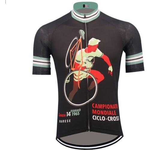 Retro 1965 classic cycling jersey mens MTB cycling clothing Top Quality Short Sleeve Cycling Wear Ropa Ciclismo Maillot France