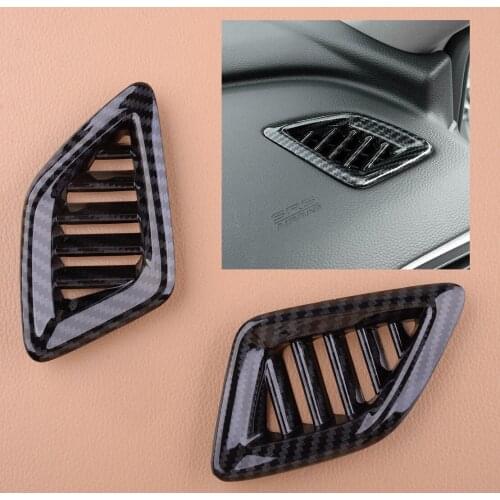 2Pcs Car Interior Air Vent Outlet Cover Trim Carbon Fiber Style Fit for Honda Accord 2018 2019 2020