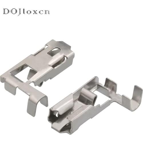 20 Pcs 6.3 Mm Car Headlight Terminal Elbow With Lock Far And Near Light Fog Lamp Two-Wire Connector ST730932-3