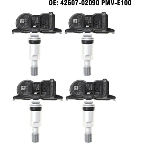 4PCS Tire Pressure Monitoring System TPMS For Toyata C-HR Corolla IZOA 2019 2020 2021 433MHz Sensor 4260702090 PMV-E100