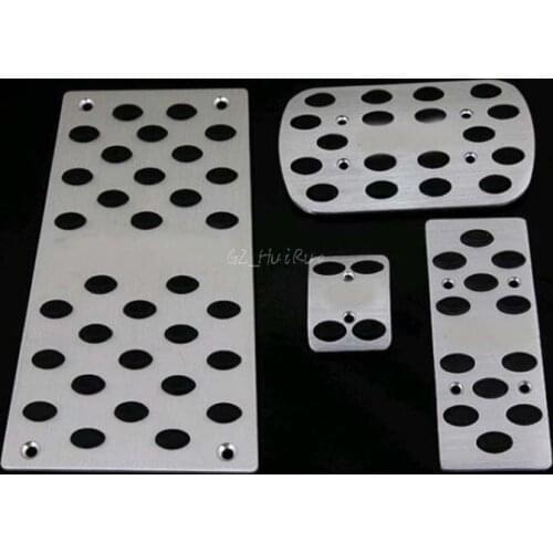 For Toyota New Camry 2012-2014 AT Auto Accelerator Brake Footrest Pedal Pedales Stickers Styling Plates Pad Car Accessories