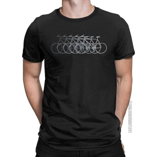 Mens T-Shirt Just Bike Funny Cotton Tee Shirt Classic Mtb Mountain Cycling T Shirts Round Neck Clothes Birthday Present