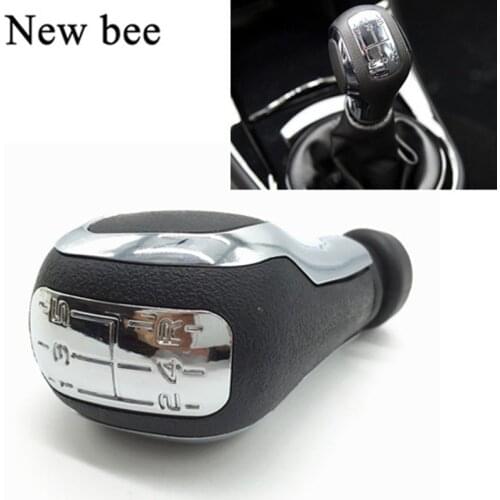 Newbee 5 Speed Gear Shift Knob Lever Stick Head For Citroen C3 C4 C5 XSARA Sega Triumph C2 Elysee Peugeot 207 307 407 106 206 CC