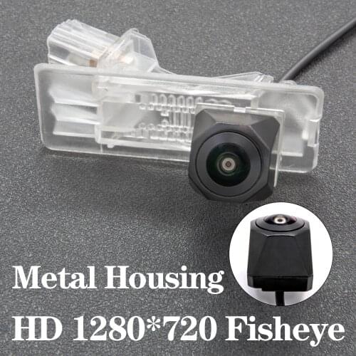 HD 1280*720 Fisheye Metal Housing Car Rear View Camera For Renault Symbol 2 Samsung SM5/QM3 Thalia Renault Fluence Lutecia