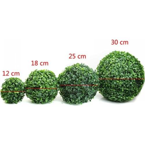 Artificial Plant Ball Topiary Tree Boxwood Home Outdoor Wedding Party Decoration