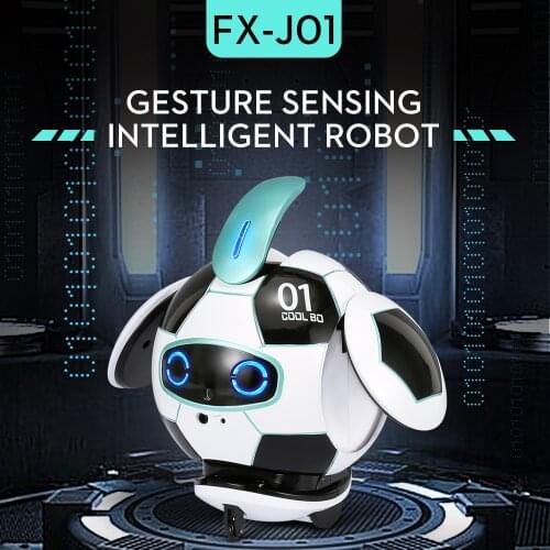 J01 Ball Infrared Obstacle Avoidance Voice Recognition Gesture Sensor RC Robot Childrens Smart Machine Ball Electric Toy Gift