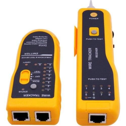 JW-360 Telephone Wire Tracker Tracer Toner Ethernet LAN Network Cable Tester Detector Line Finder