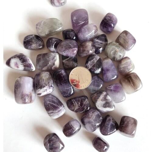 100g15-25mm Natural Dream Amethyst Crystal Stones Bulk Tumbled Gem Stone Healing Decoration Natural Quartz Crystals
