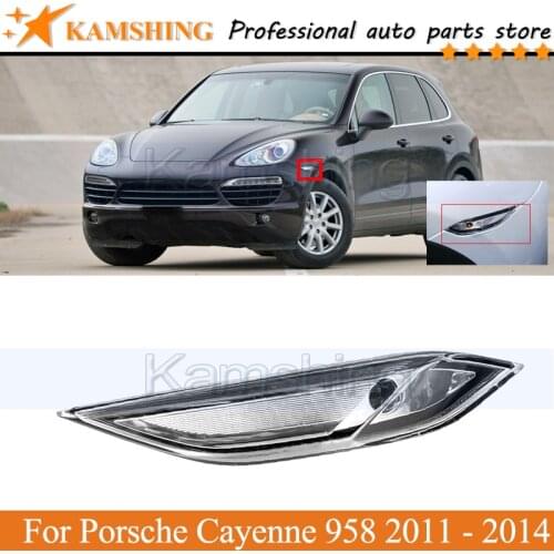 Kamshing Front Turn signal lamp light For Porsche Cayenne 958 2011 2012 2013 2014 Head light Marker Corner light Bumper light
