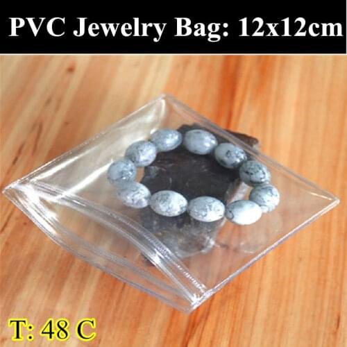 100pcs/lot 12cm*12cm 0.48mm Thickness Self Adhesive Seal Plastic Bags,Resealable Retail Bages,Jewelry/Rings/Earrings Bags