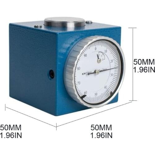 Z Axis Zero Setter Zero Setting Gauge Carbon Steel Compatible with Machine 50 +/- 0.01mm 2" Height Stable Tool