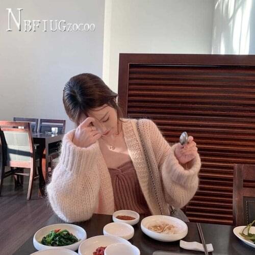 Party Two Piece Set Winter Knitting Camisole And Cardigan Tops Winter Clothing Sets