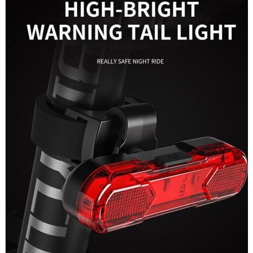 Bicycle Light 2021 New USB Charging LED Warning MTB Light Night Cycling Tail Light Mountain Bike Accessories