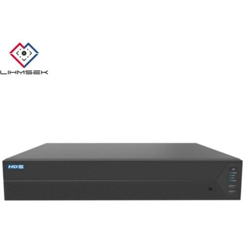 Lihmsek High-End 64ch 128 Channels Network Video Recorder H264 CCTV 4K NVR Onvif with Double HDMI port n 1000M network interface