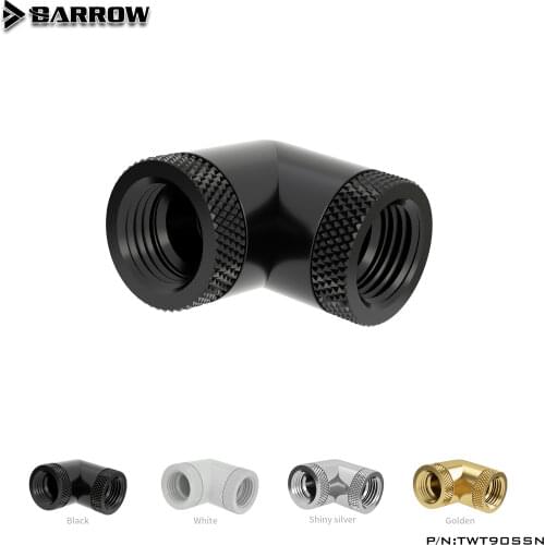 Barrow G1/4" 90 Degree Elbow Rotation Connector Fitting 360 Degree Rotation Rotary TWT90SSN