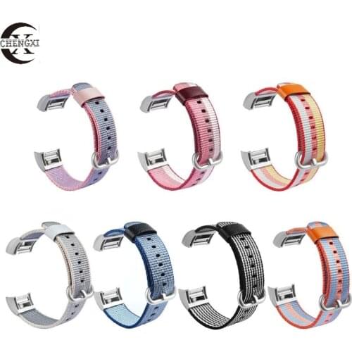 High Quality Nylon Sports Wristbands For Fitbit Charge 2 Smartwatch Replacement Wrist Belt durable nylon Bracelet For Men Female