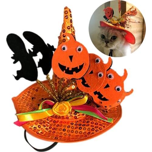1Pc Creative Pet Hat Decorative Pumpkin Spider Dog Party Hat Pet Costume Accessories Supplies For Halloween Party Dropshipping